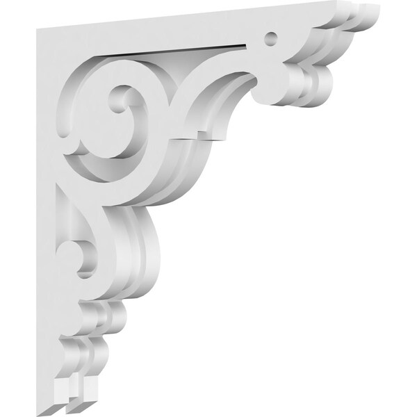Ekena Millwork Hurley Architectural Grade PVC Corbel, 1 7/8"W X 12"D X 12"H CORP01X12X12HU - main